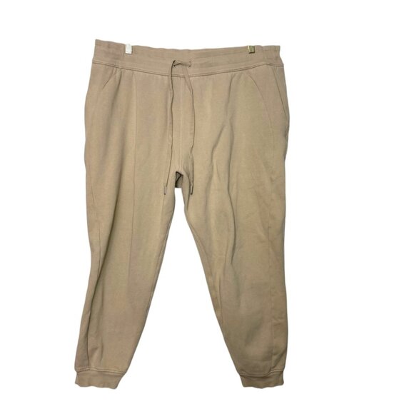Lululemon Scuba High-Rise Jogger Fleece 28" Women 20 Trench/Beige Activewear - Picture 1 of 7